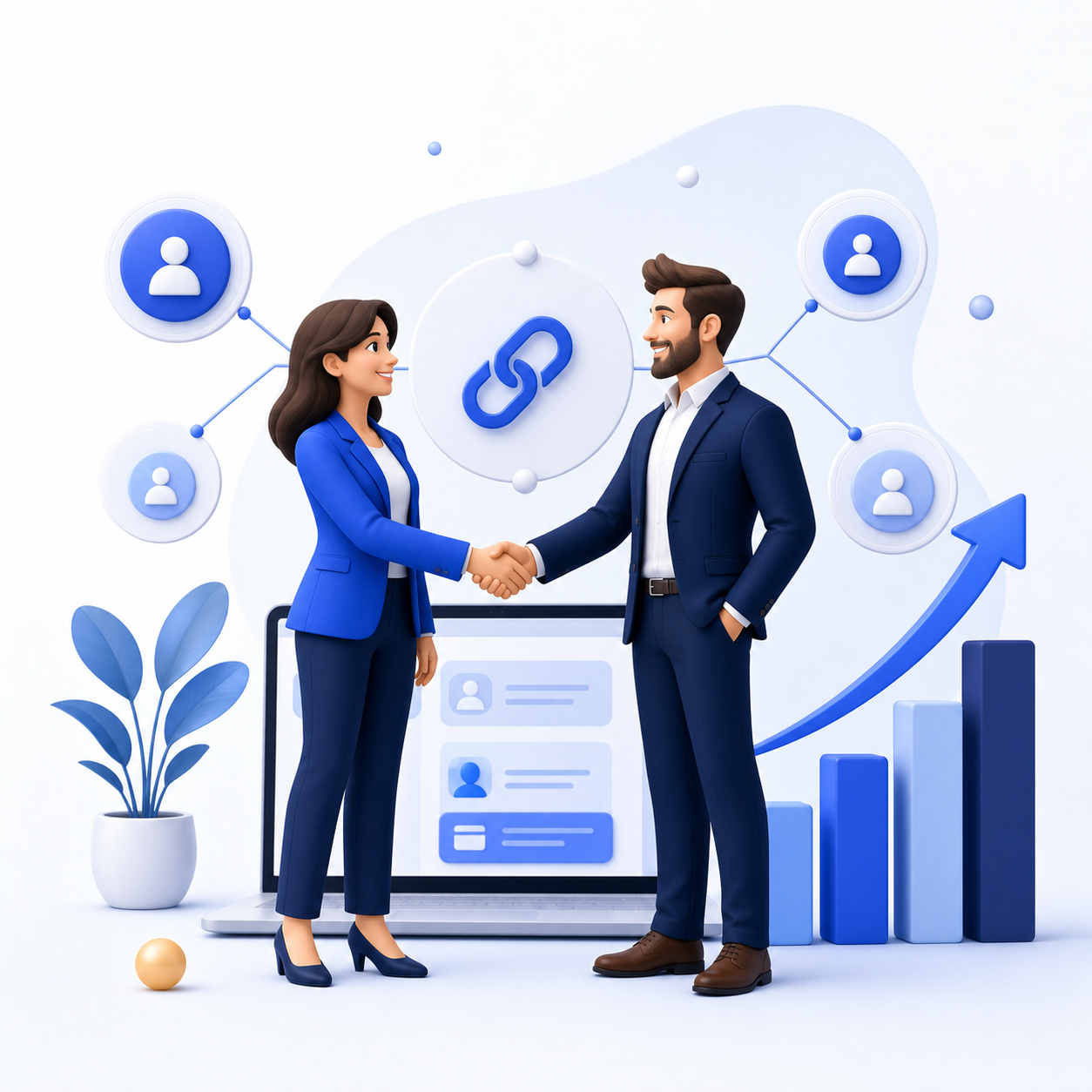 Affiliate partners developing a successful partnership
